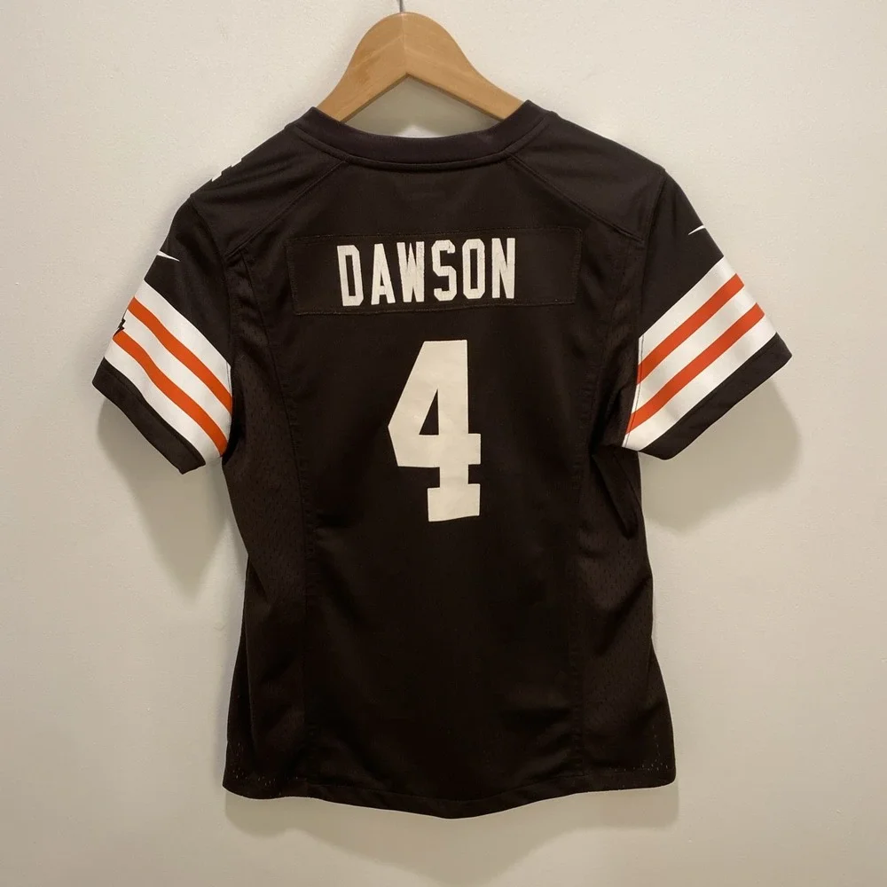 Cleveland Browns #4 Deshaun Watson Nike On Field Jersey Womens Medium Football